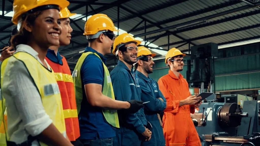 Professional team working on global career opportunities